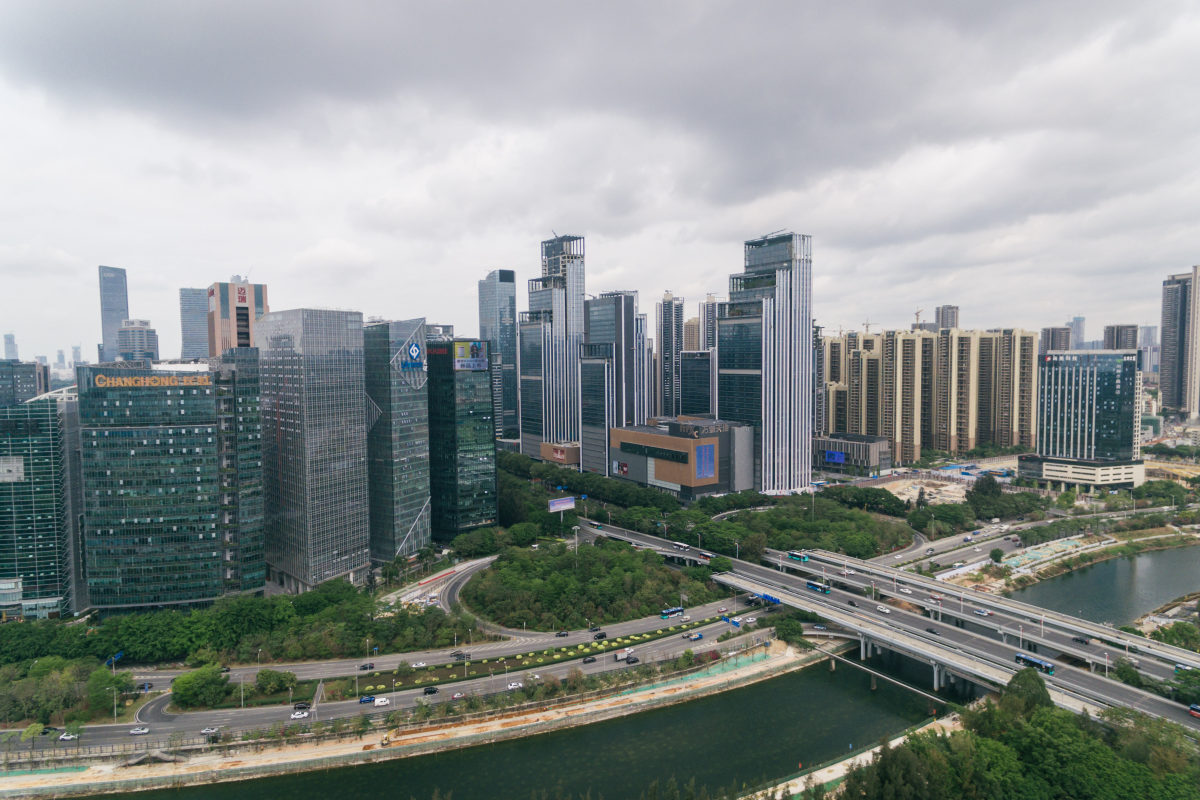 航拍| 深圳科技园一隅