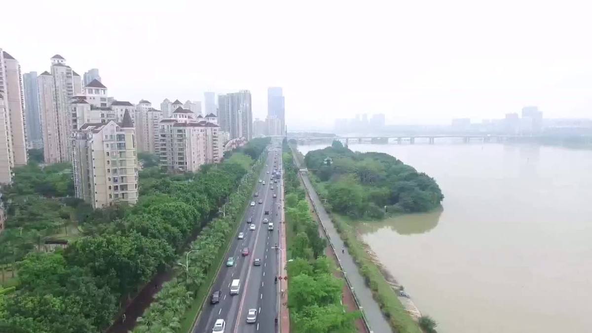 车水马龙——福州江滨路