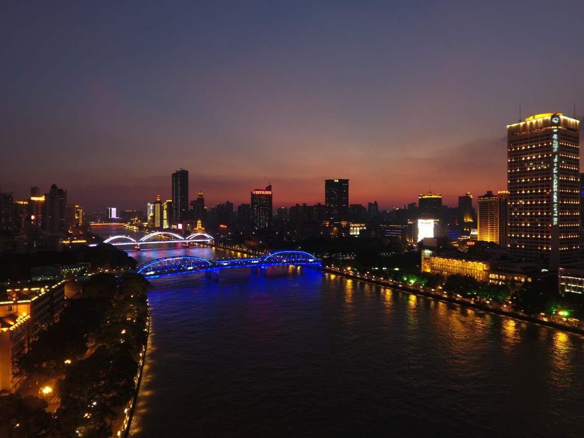 海珠桥夜景图片图片