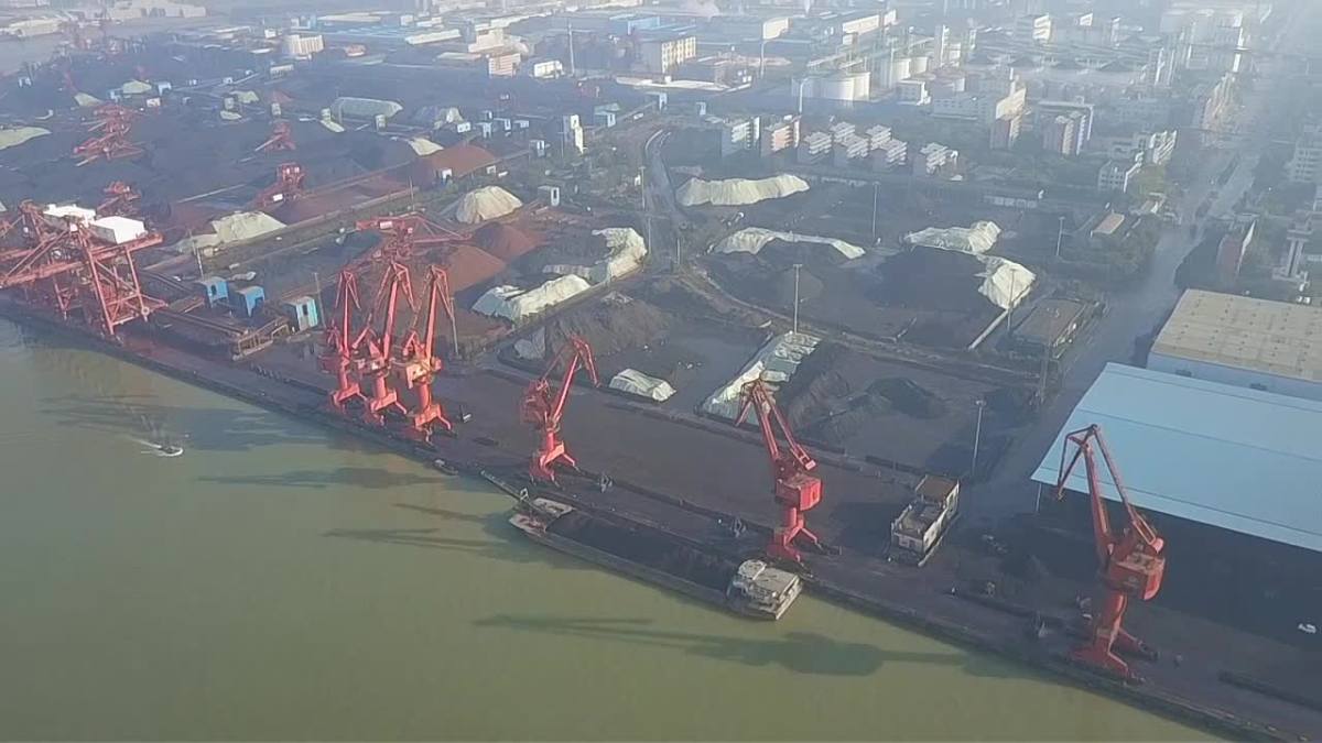 12.26上午,广州港新沙码头