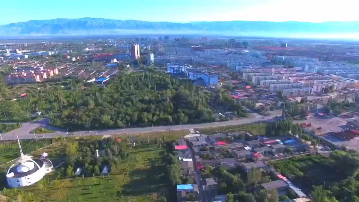 航拍新源——老城新貌