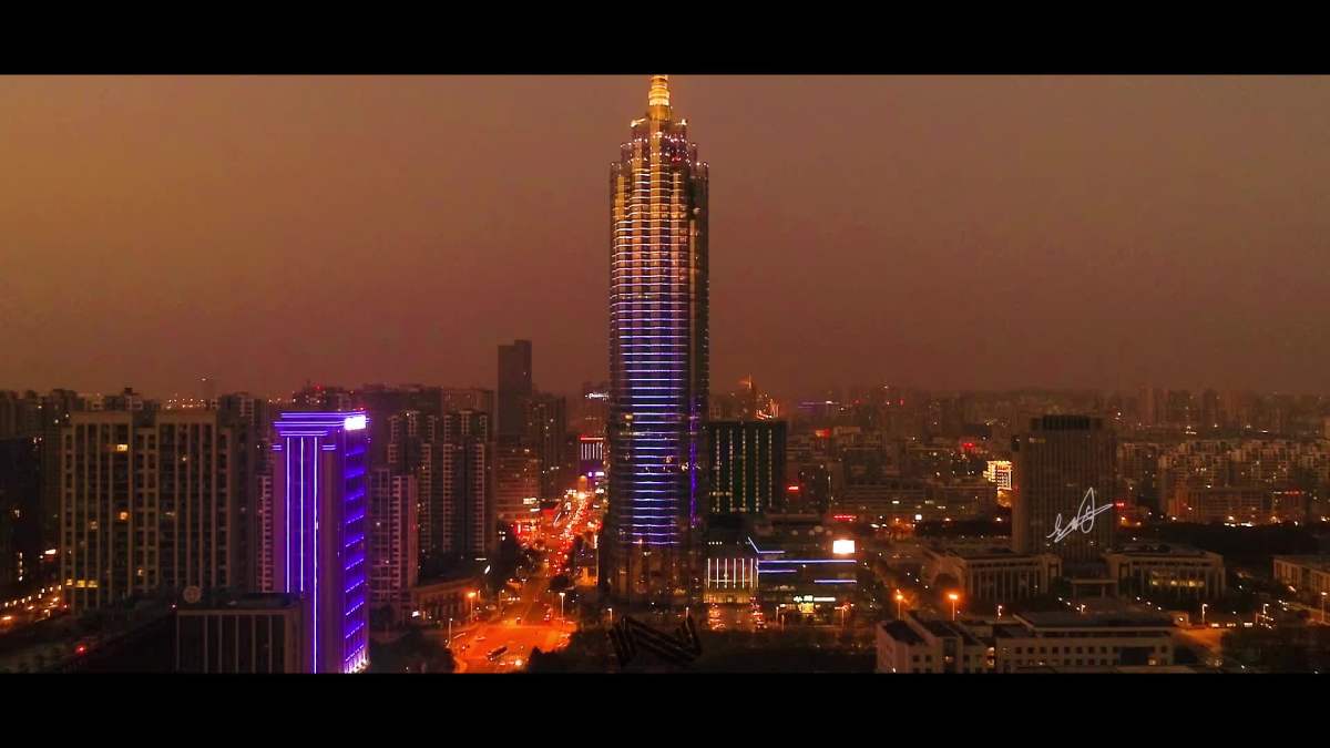 常州夜景航拍试拍