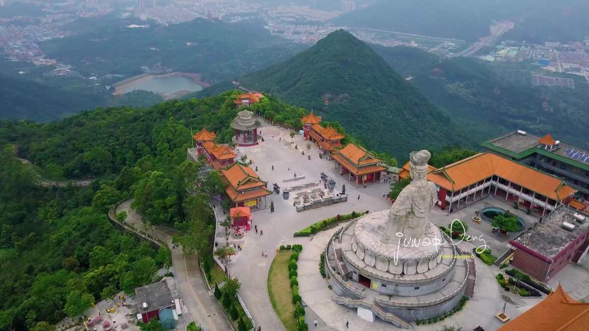 航拍- 观音山国家森林公园