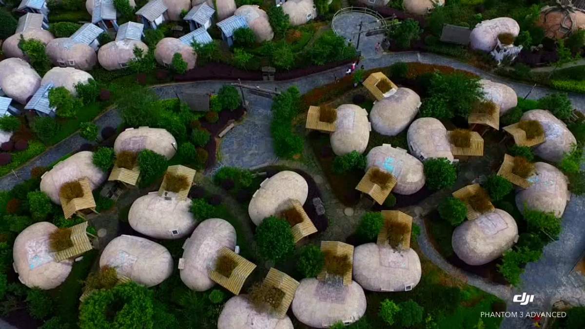 永泰云顶蛋屋酒店俯瞰