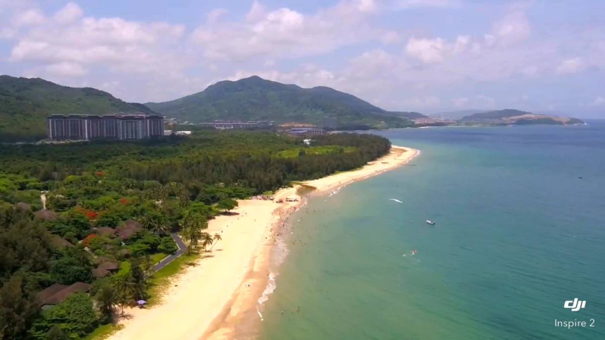 鸟瞰海南最美海湾~石梅湾