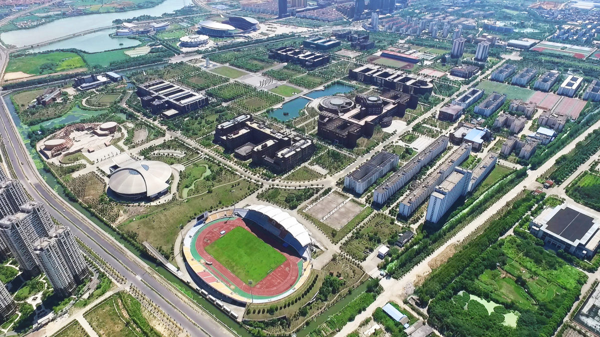 鸟瞰师大jxnu from above (航拍江西师范大学)