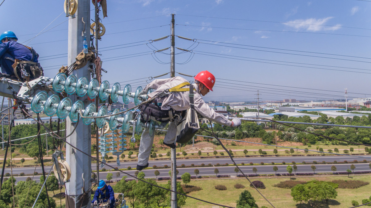 输电线路导地线高空压接监理旁站