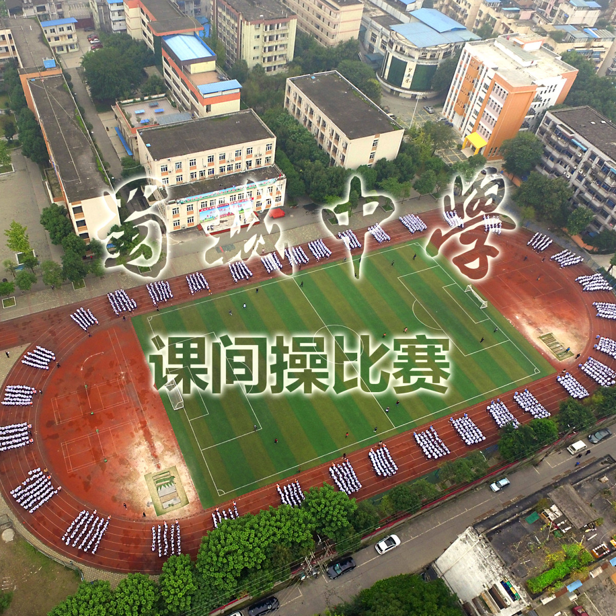 崇州市蜀城中学新校区图片