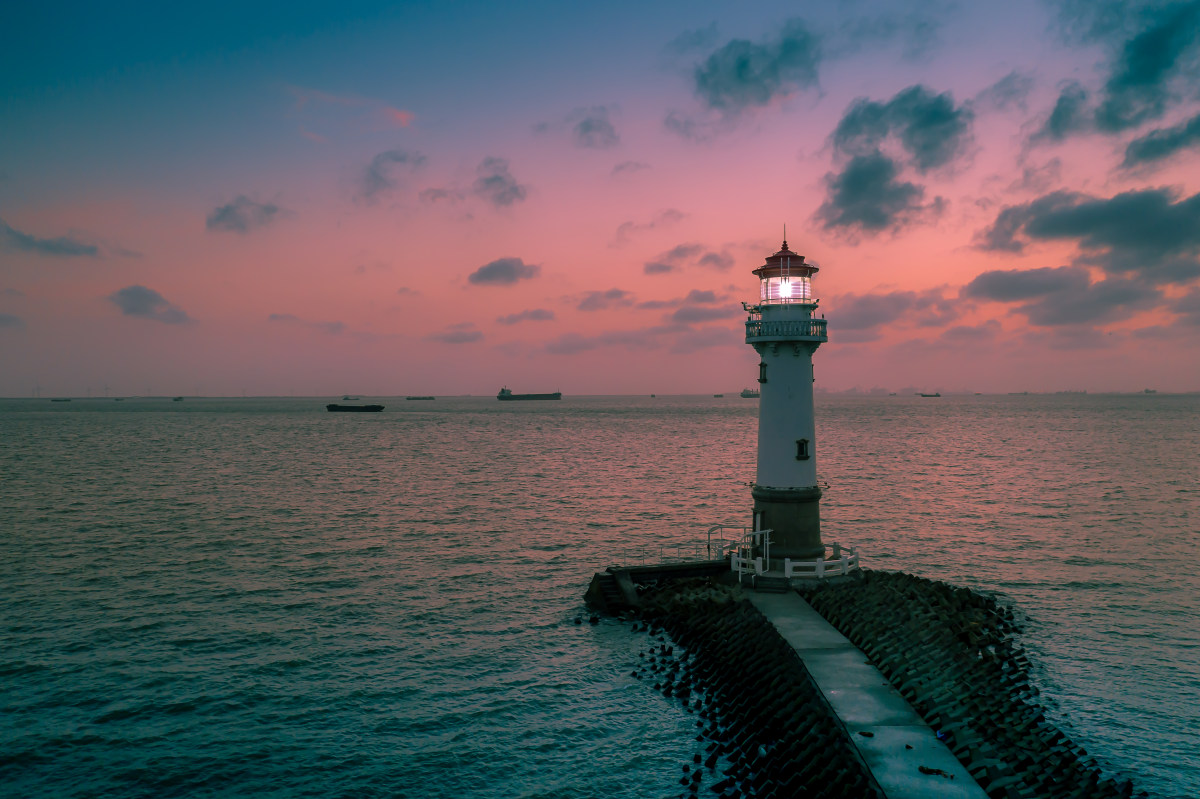 吴淞口灯塔 来自 tom vision | 天空之城