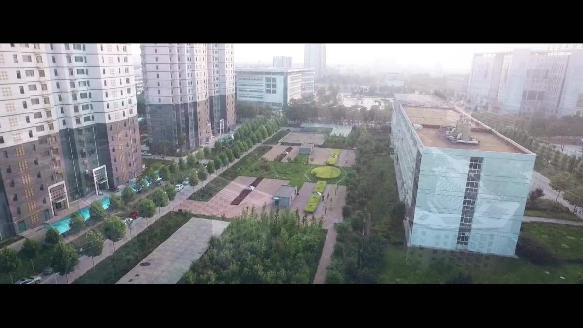 航拍潍坊科技学院