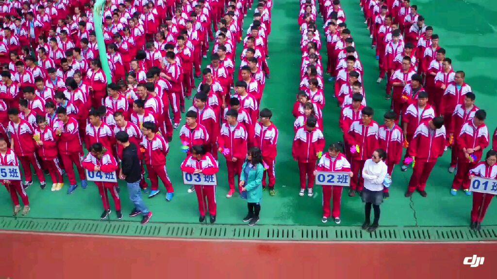 吉林四中送高三升旗仪式