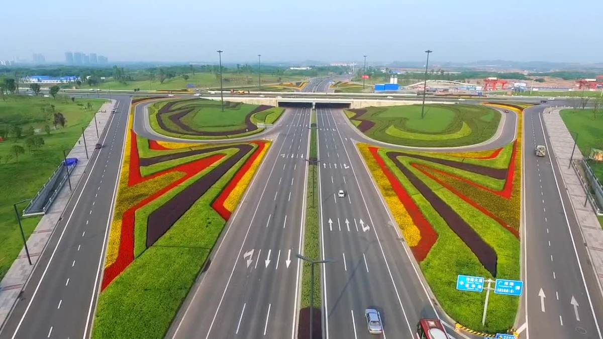 天府大道-梓州大道-立交