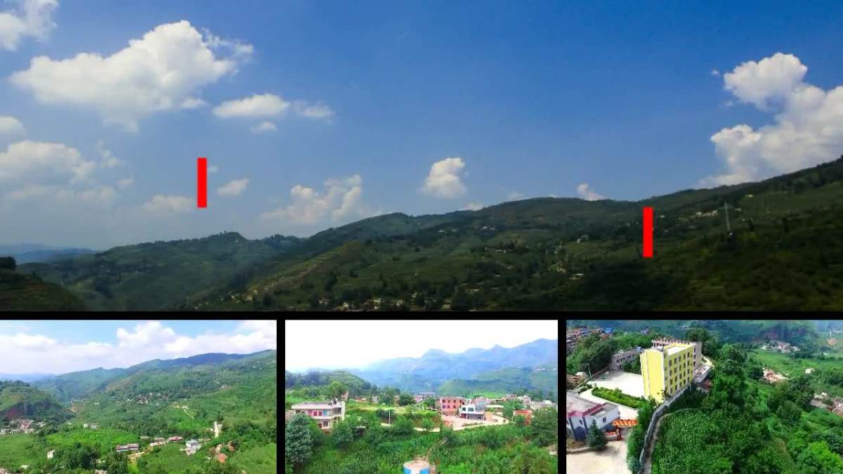 云南省宣威市阿都乡大佐村航拍视频mp4
