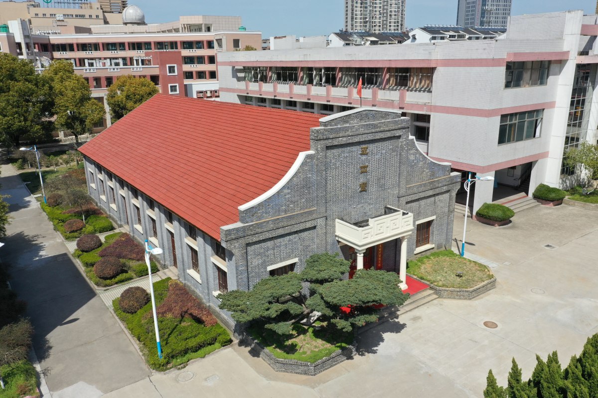 姜堰中学最美的校园等待最美的你