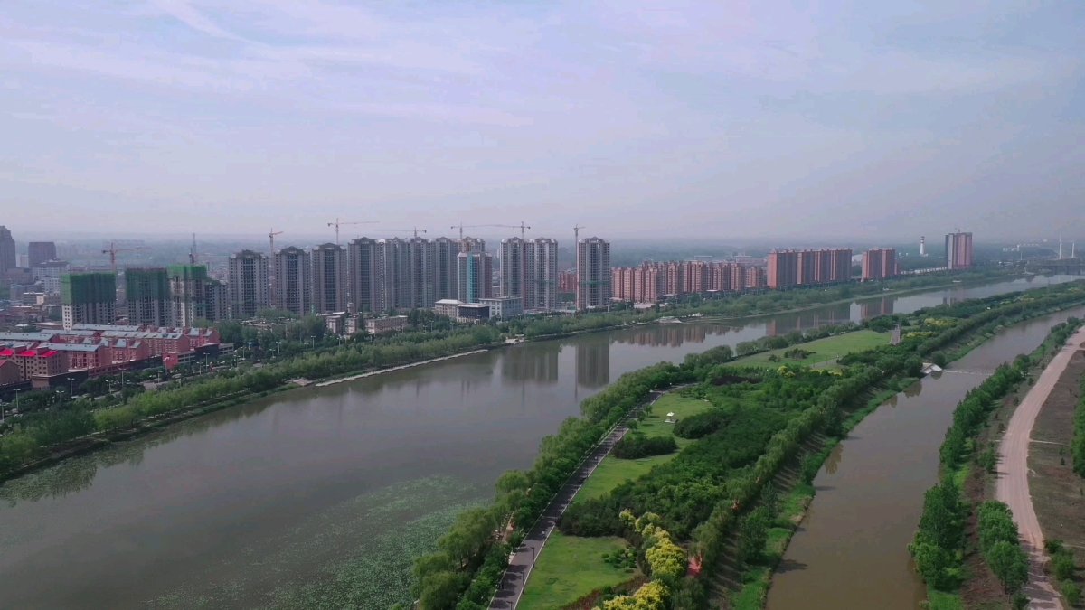 无人机带你去看洪洞县城